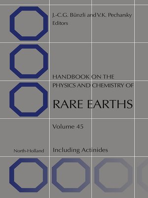 cover image of Handbook on the Physics and Chemistry of Rare Earths